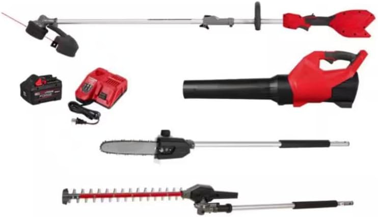 Compatible with Milwaukee 3031-21-49-16-2719-49-16-2720 M18 Fuel 18V 16 in. Brushless Cordless Quik-Lok String Trimmer/Blower Combo Kit Pole Saw and Hedge Trimmer Attachments