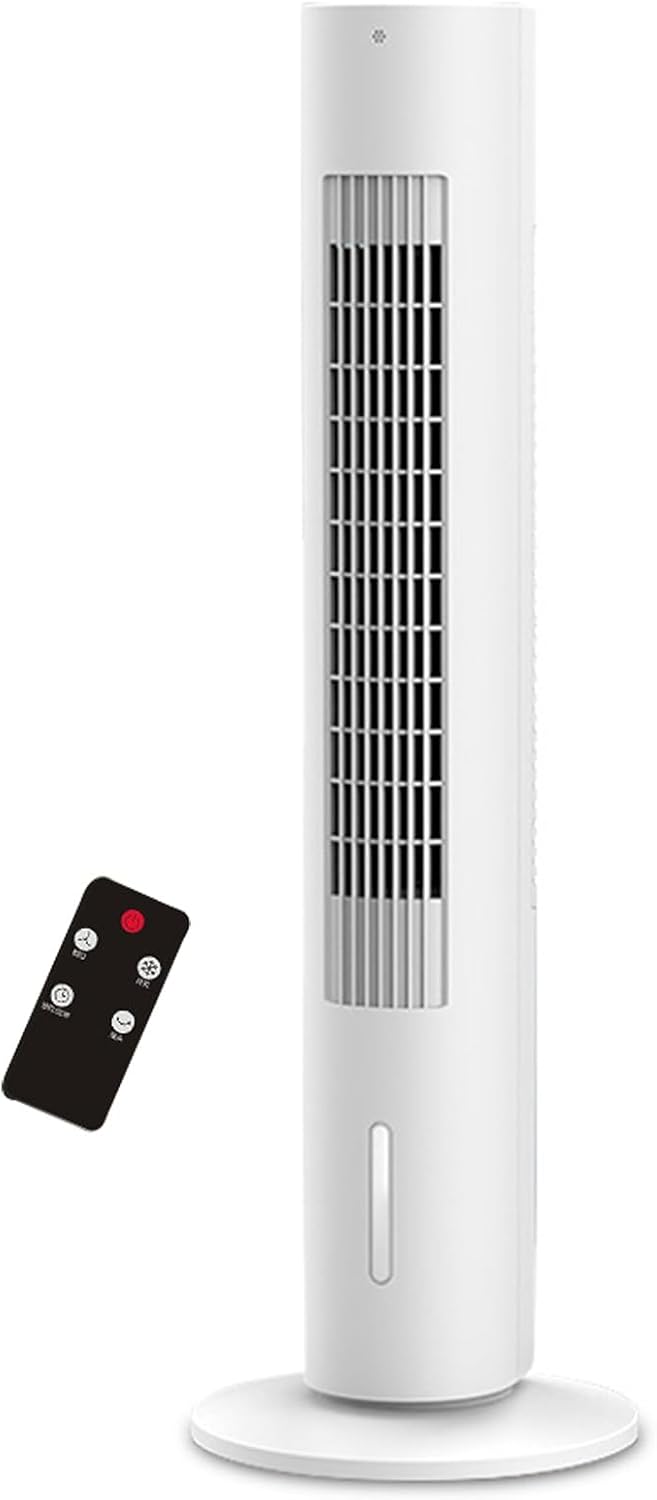 Bladeless Tower Fan, Fans That Blow Cold Air, Cooling Fan with Remote Control and 3 Speed, LED Display, for Room, office, Lightweight Design(88.5cm/34.84in)
