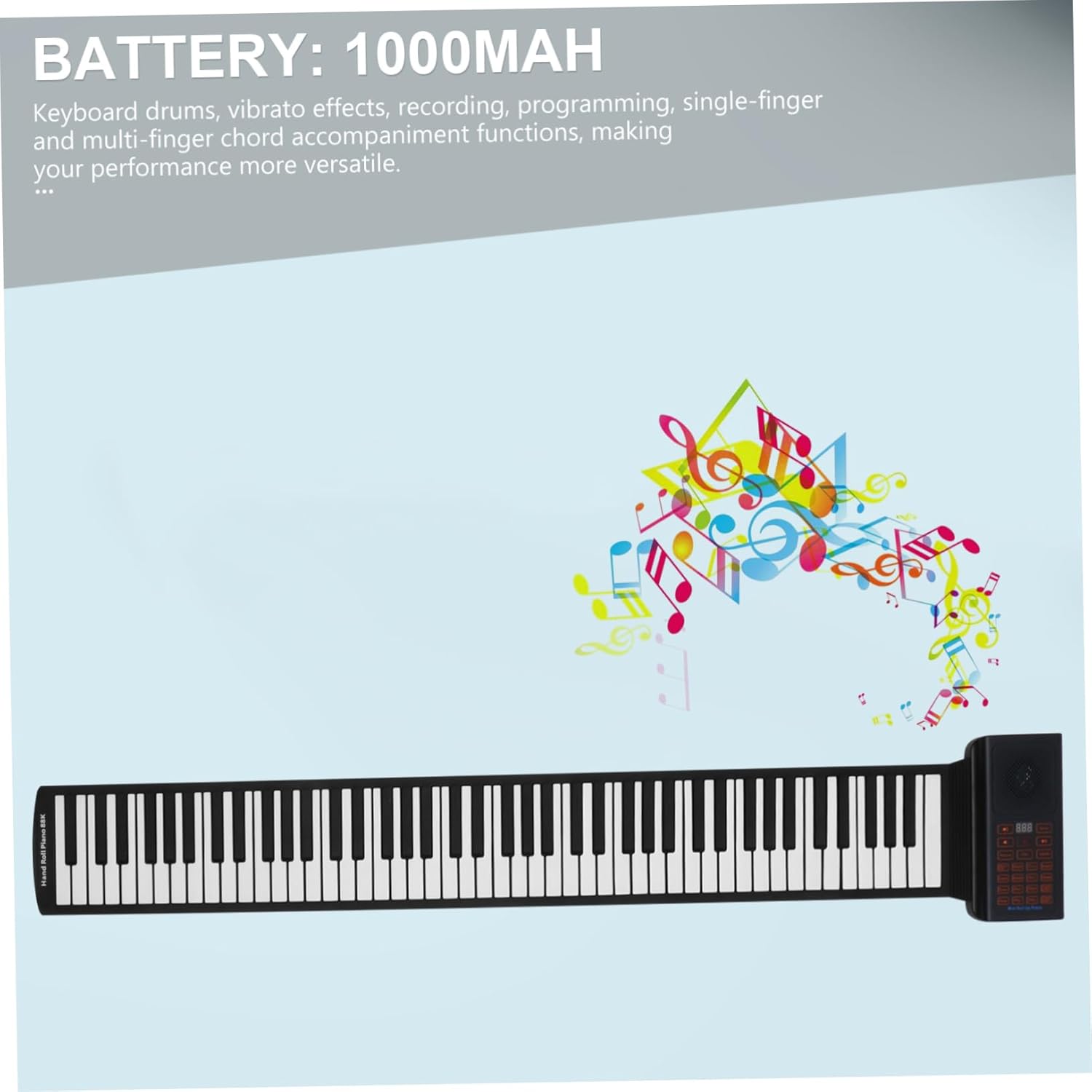 BESPORTBLE up Piano Key Electronic Keyboard Boys and Girls Piano Weighted Keys Learning Tool