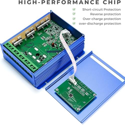 1200W Wind Solar Hybrid Charge Controller - 24V/48V Intelligent LCD Display Regulator for Wind & Solar Power Systems, Efficient Energy Management Accessories