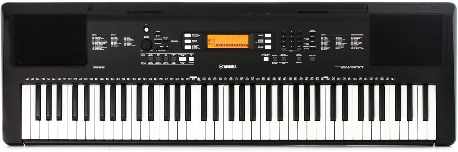 Yamaha PSR-EW300 76-Key Portable Keyboard (power adapter sold separately)