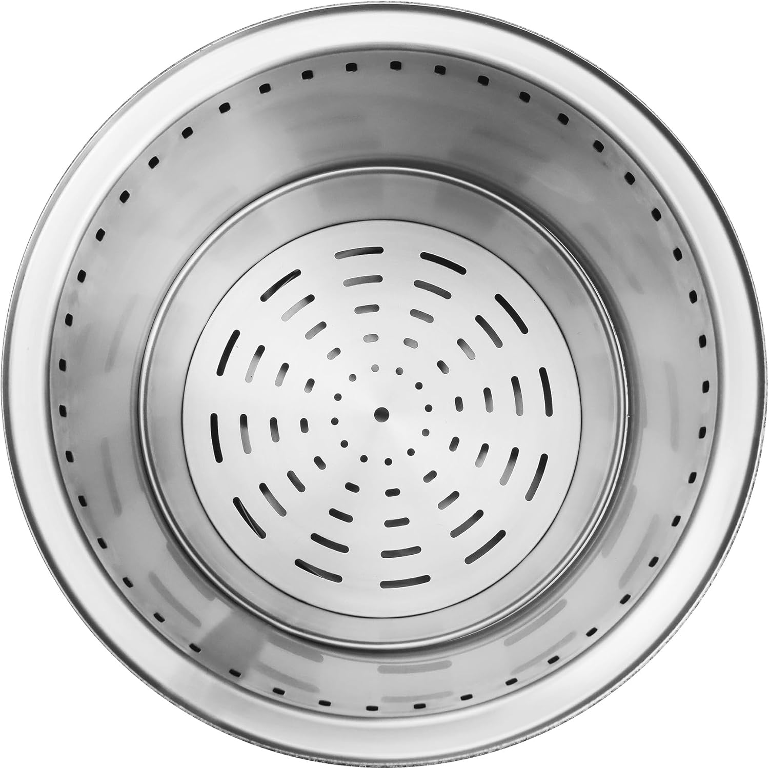 15 Inch Smokeless Fire Pit Outdoor Wood Burning Portable Stainless Steel Fire Pit for Outdoor Camping Hiking Fishing Silver