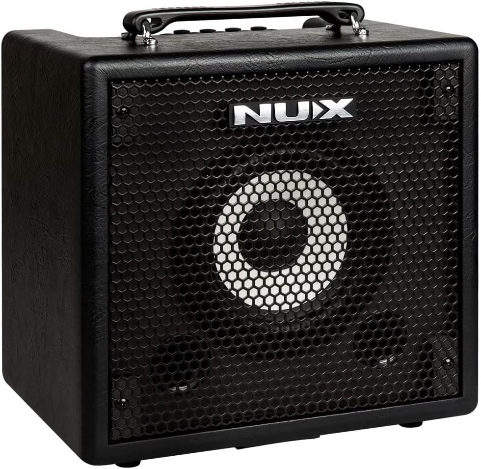 NUX Mighty Bass 50BT Digital Bass Amplifier, Bluetooth Audio Stream, Gate, EFX, Amp Model, IR, Modulation, Reverb