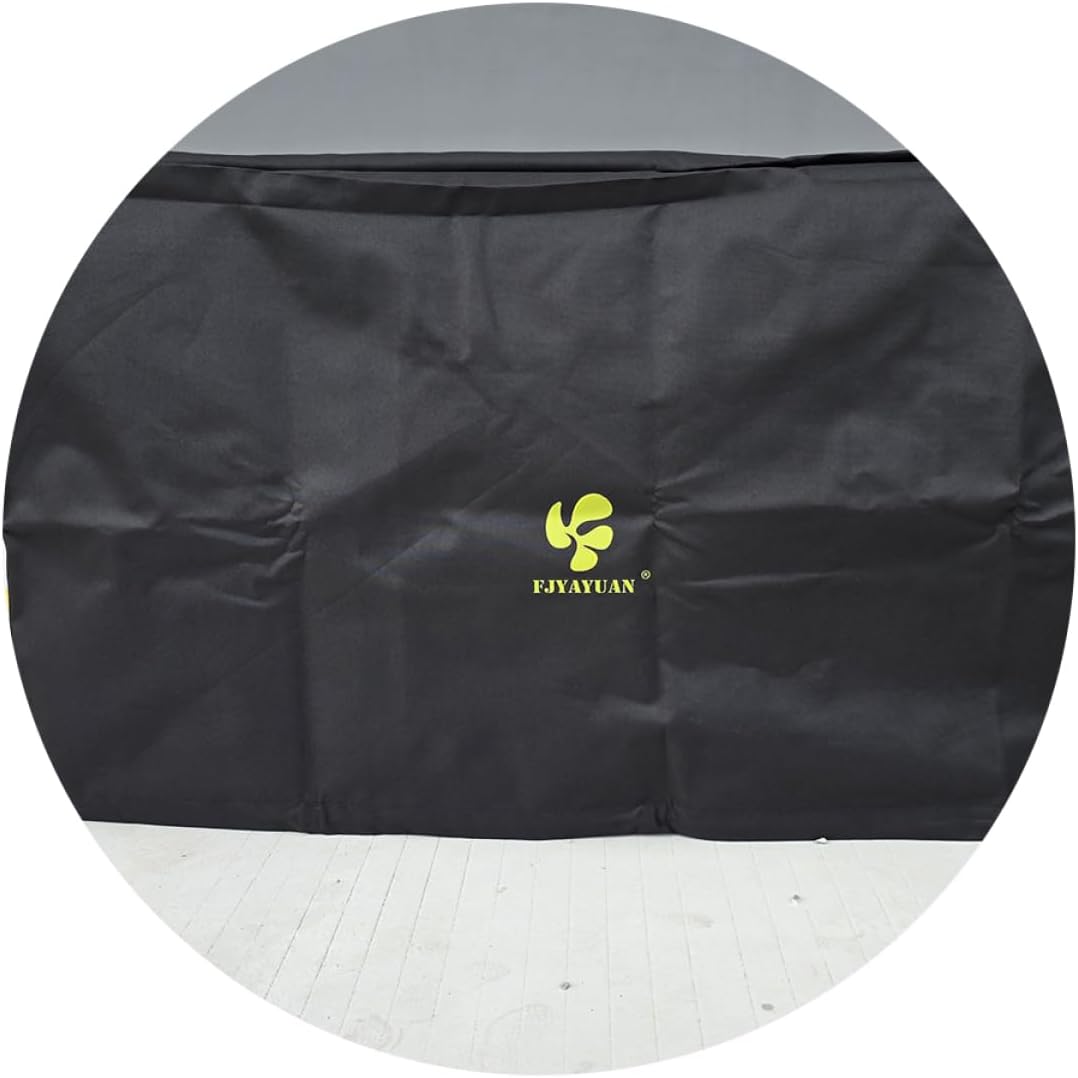 44-inch Square Propane Fire Pit Table, 50,000 BTU Outdoor Patio Heater with Charcoal Grain Texture & Table Cover, Black CSA Certified Gas Fire Pit for Garden