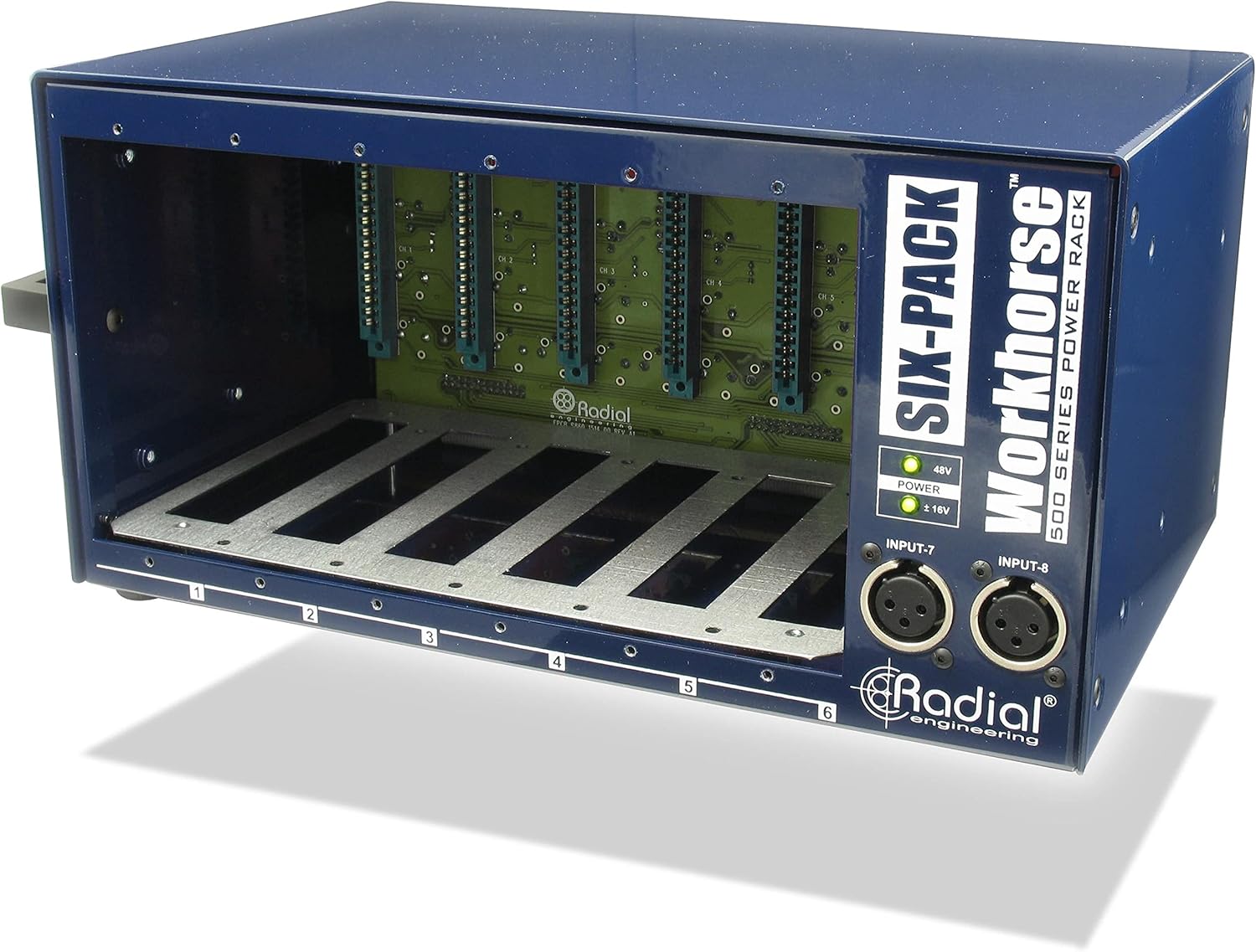 Radial Engineering Workhorse - SixPack 500 Series Desktop Rack