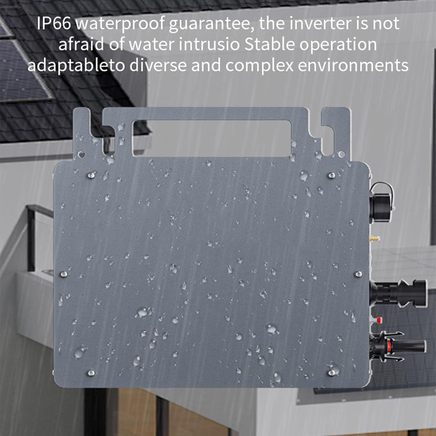 Grid Tie Solar Power Inverter, 550W APP Control Single Phase Solar Grid Tie Micro Inverter Remote Monitoring and Control Solar Grid Micro Inverter