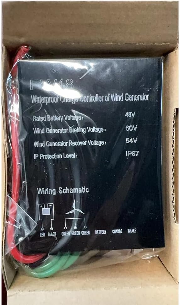100-1200W 40A 12V/24V/48V Wind Turbine Controller, 12V/24V/48V Automatic Wind Controller Regulator for Wind Turbine Controller and Solar Panel Controlle