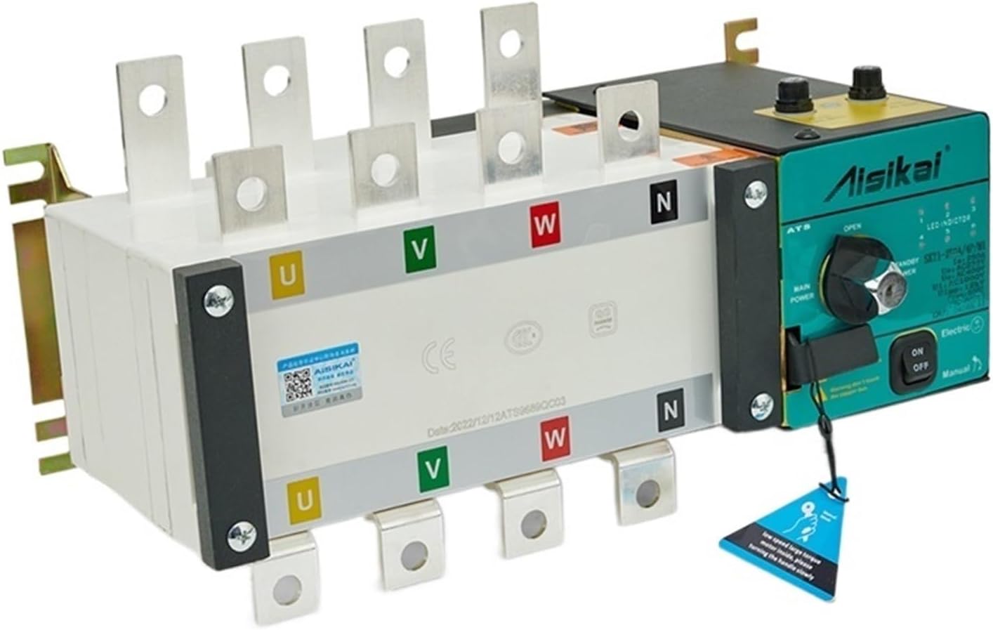 ATS 630a 800A 4p Controller Automatic Transfer Switch Three Phase Intelligent Dual Power Transfer for Generator Set(800A)