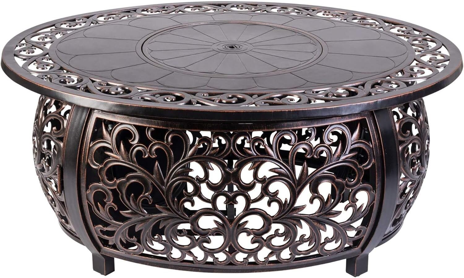 Aluminum Outdoor Fire Pit Table - 48