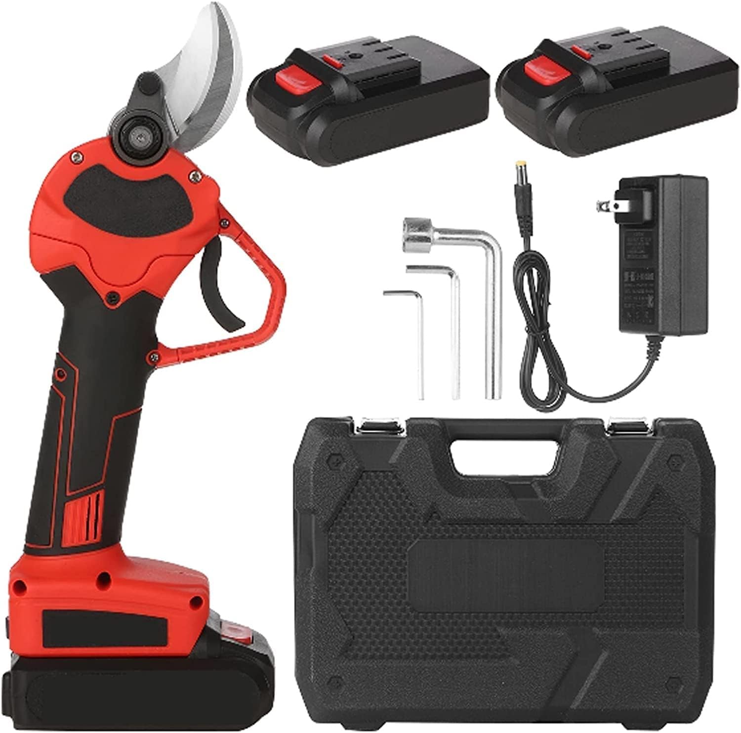 Electric Scissors, Professional Cordless Pruning Shear Tree Branch Pruner Powerful 40Mm Cutting Diameter for Landscaping Bonsai Tree Branches