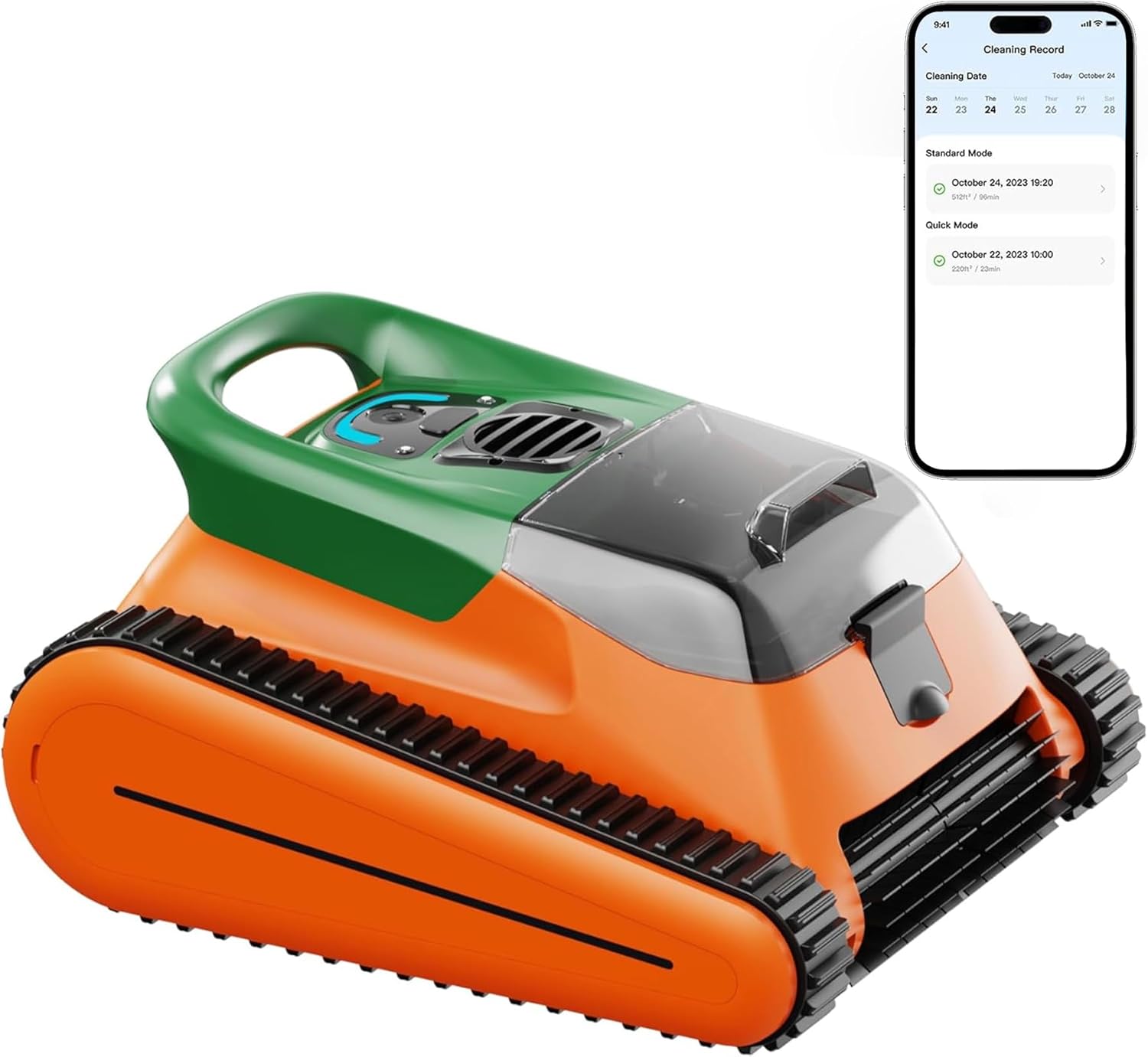 (2024 New) Cordless Robotic Pool Cleaner, Robotic Pool Vacuum for Inground Pools, Wall and Waterline Cleaning, Powerful Suction and Replaceable Battery, 150 min Battery Life for Pool Up to 1614 Sq.ft