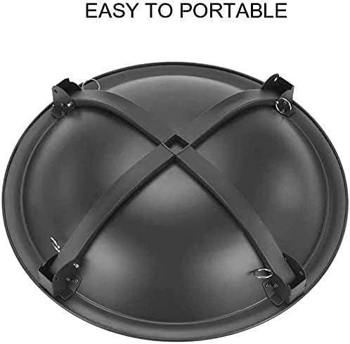 BBQ Grill Outdoor Fire Pit, Outdoor Wood Burning Firepit Portable Steel BBQ Grill,for Backyard, Camping, Picnic, Bonfire, Garden,Family Essential Multifunctional Stove