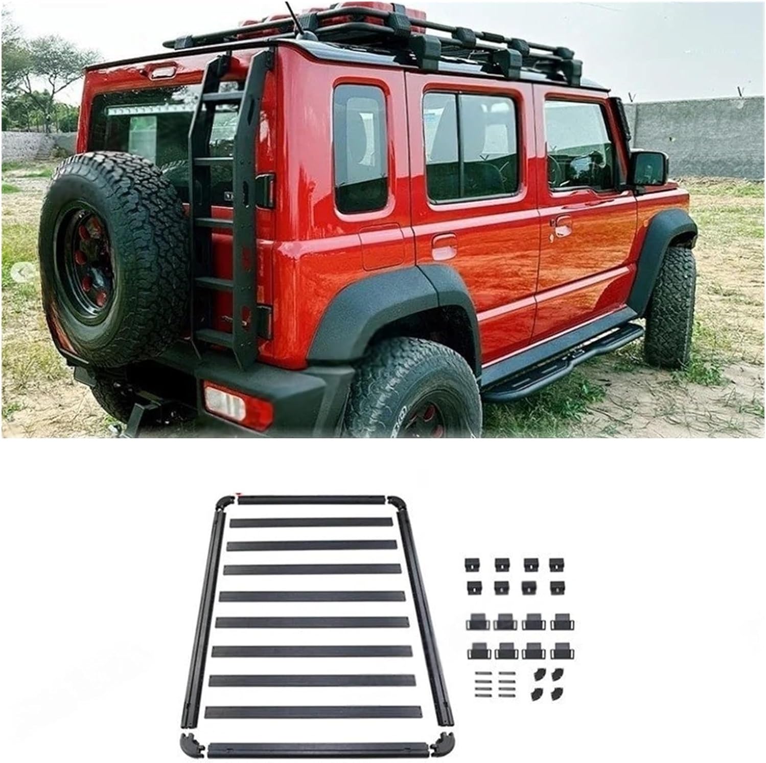 Roof Rack XL Jc74 Aluminium Flat Platform Flat Roof Rack Compatible for Suzuki Jimny XL Jc74 5 Doors Other Exterior Accessories