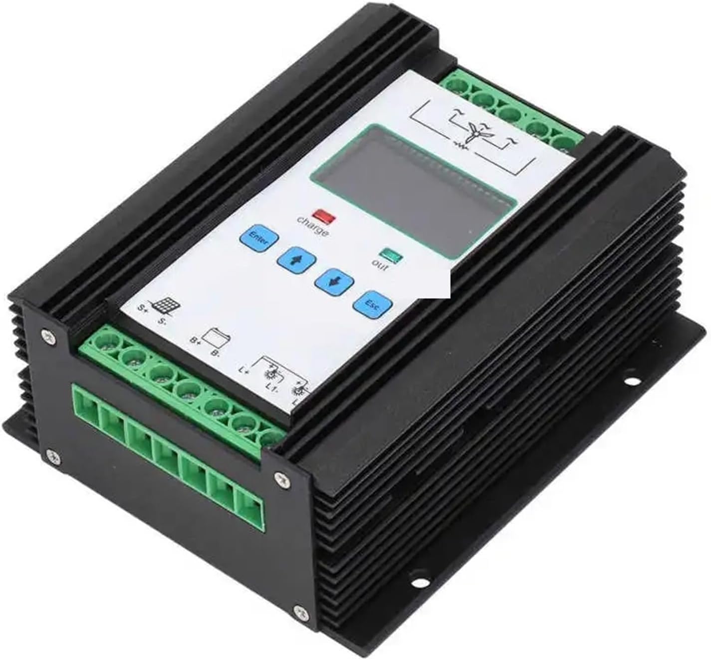 Wind Solar Controller Digital Intelligent Control Wind Solar Regulator 12V 24V 600W Solar Controller