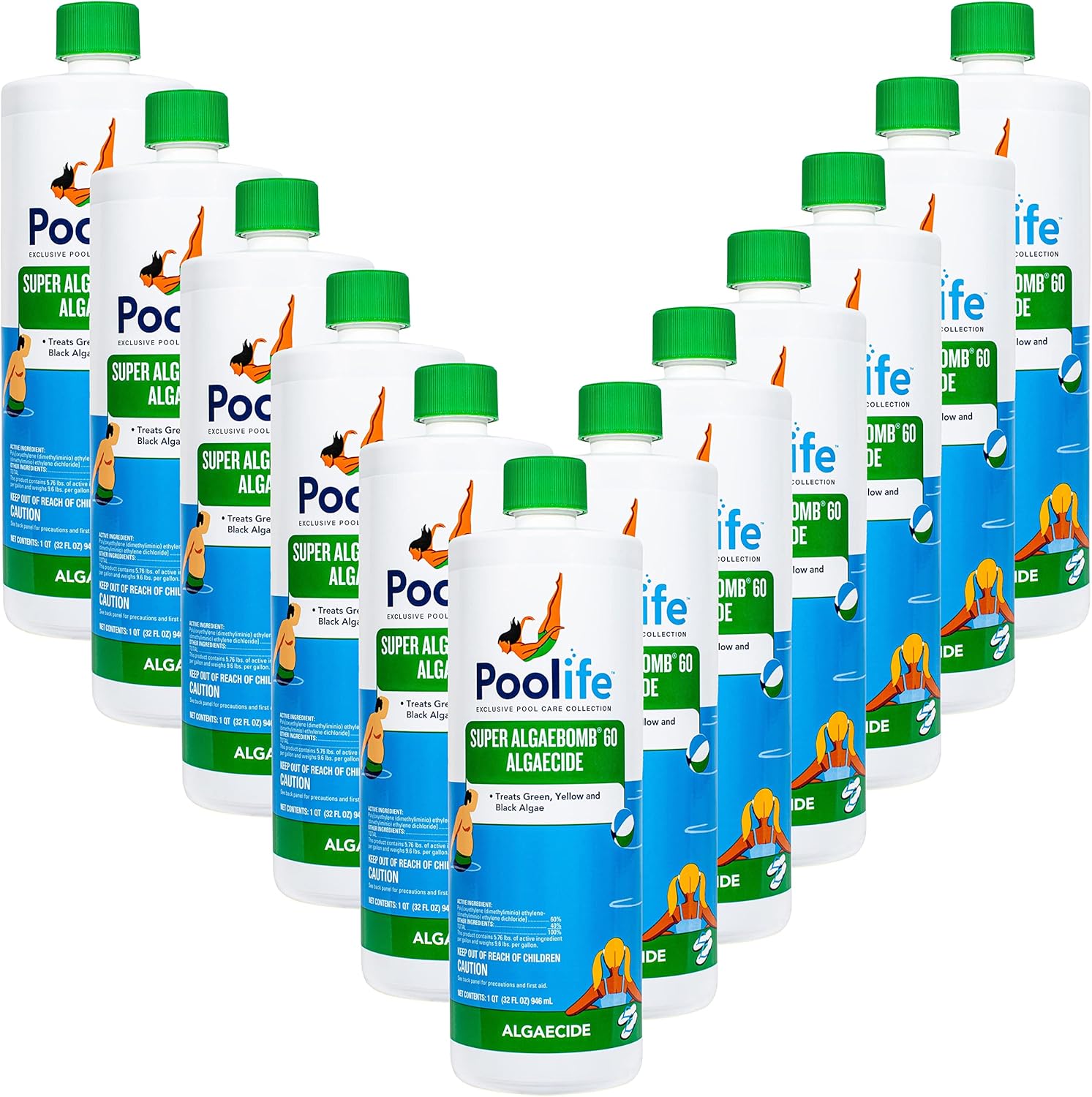 poolife Super Algae Bomb 60 (1 qt) (12 Pack)
