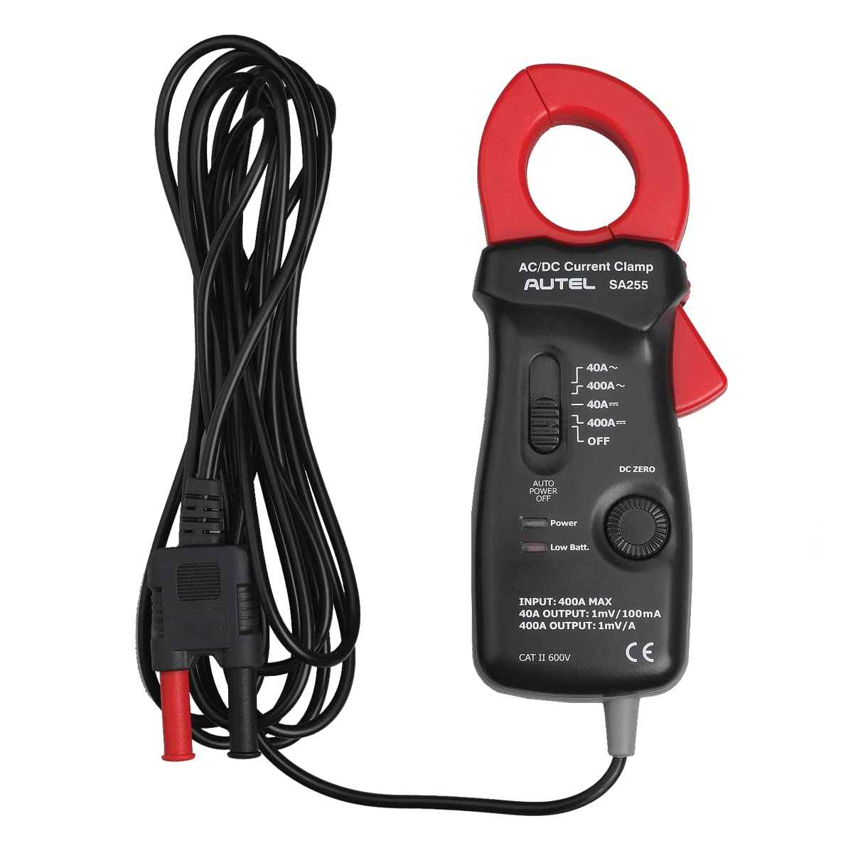 Autel Battery Tester Accessory Kit Autel BTAK Include Digital Multimeter and Current Clamp Compatible with MaxiBAS BT608/BT609 Battery Analysis Tools Measures Voltage Current and Resistance