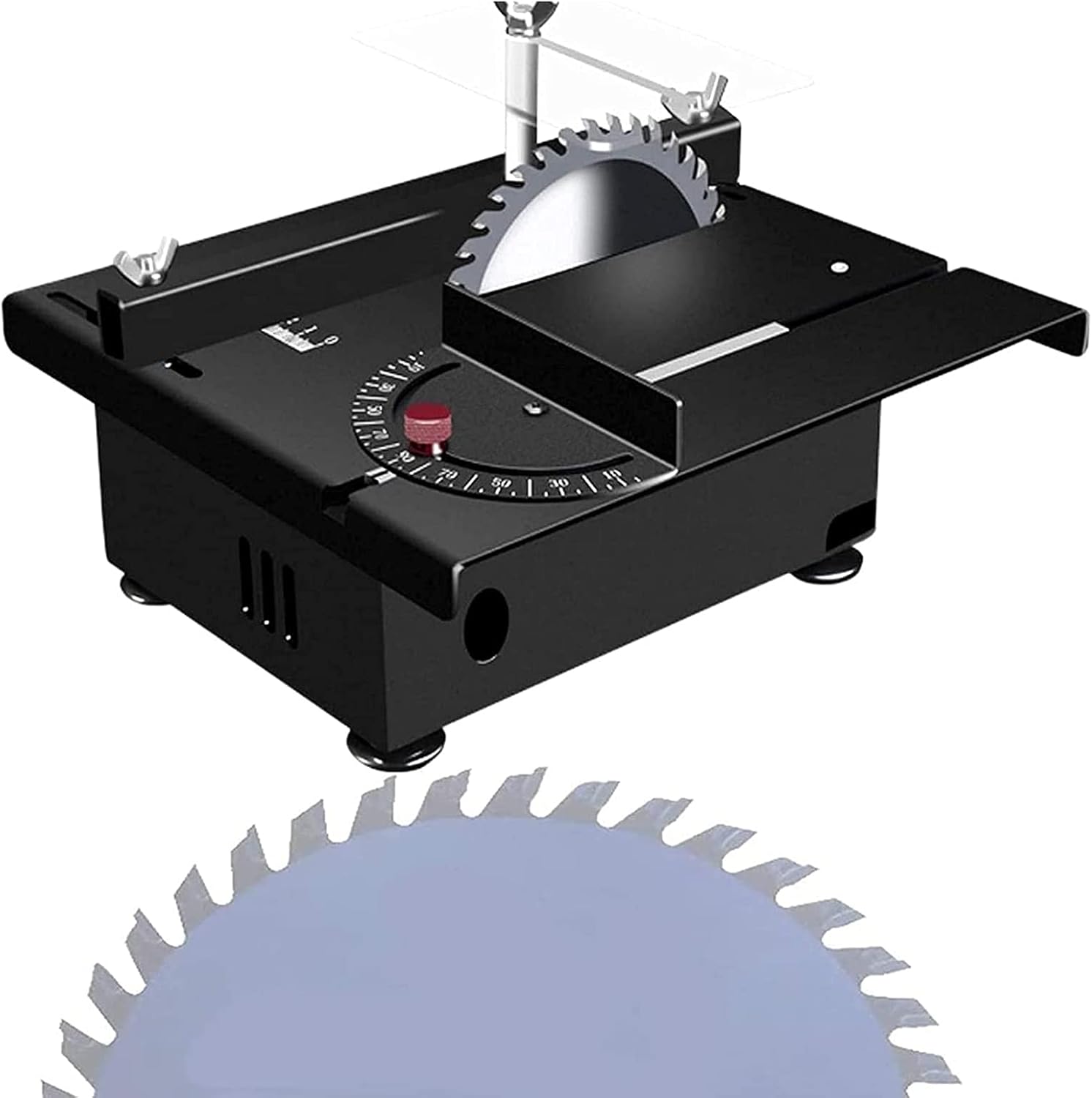 Table Saw Mini Grinder Angle Saw Mini Chainsaw Grinder Guide Wood Guide with 1 Grinder 1 Set of Mounting Tools for Carpenters Workers(Size:Standard Color:Ordinary)