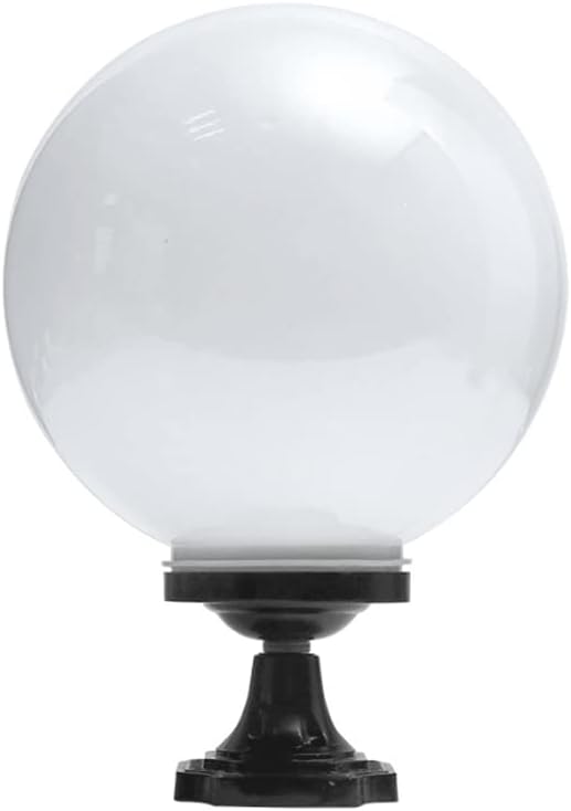 Creative Spherical E27 Pillar Lamp Acrylic Lampshade Outdoor Fence Column Light Villa Courtyard Gate Column Light Lawn Decorative Lighting Fixtures