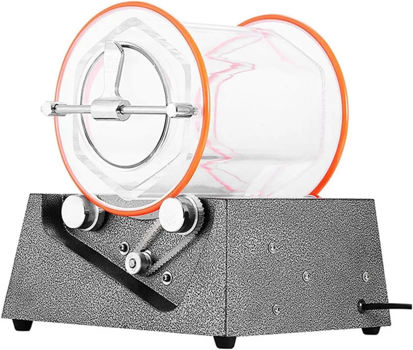 Bench Buffer Polisher, Drum Polishing Machine, Jewelry Rotary Tumbler, Mini-Tumbler, Polishing Machine, 3kg for Jewelry, Wood, Amber, Silver Polishing