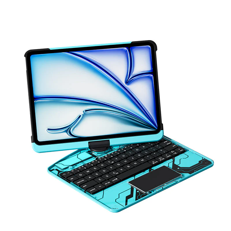 Transparent 360�� iPad Keyboard Case