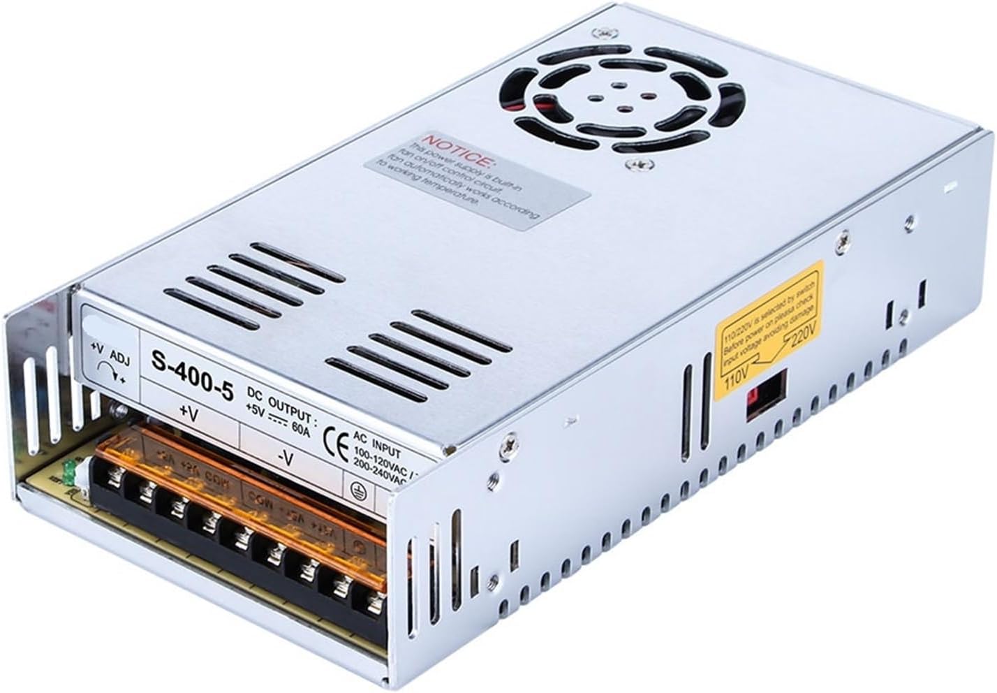 S-400-5 400W 5V 80A Home Power Tool Charger Switching Power Supply 1Pcs