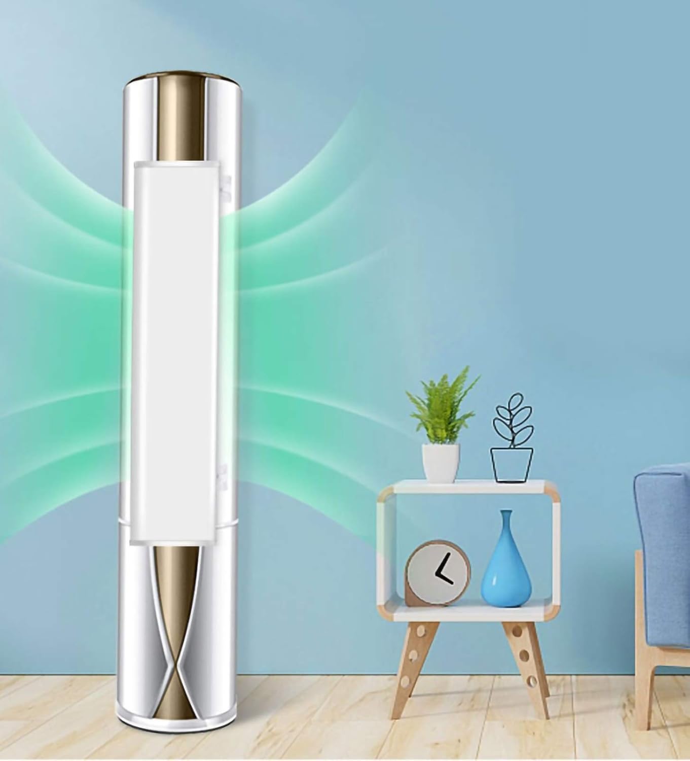 Air conditioner windshield Household Items Vertical Cylindrical Air Conditioner Deflector, Cool and Windless Universal Cabinet Air Conditioner Hood Guide Air, Office Air Conditioning Angle Adjust