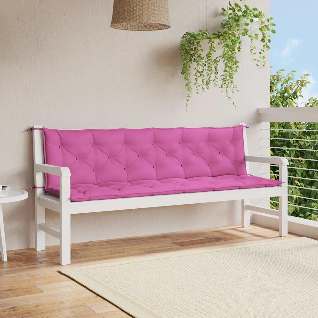 Garden Bench Cushions 2pcs Pink 78.7