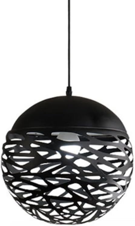 Creative Hollow Pendant Light Lampshade, Industrial Style Metal Chandeliers, E27 Light Source Single Hanging Lamp, Porch Aisle Decoration Lighting Fixtures