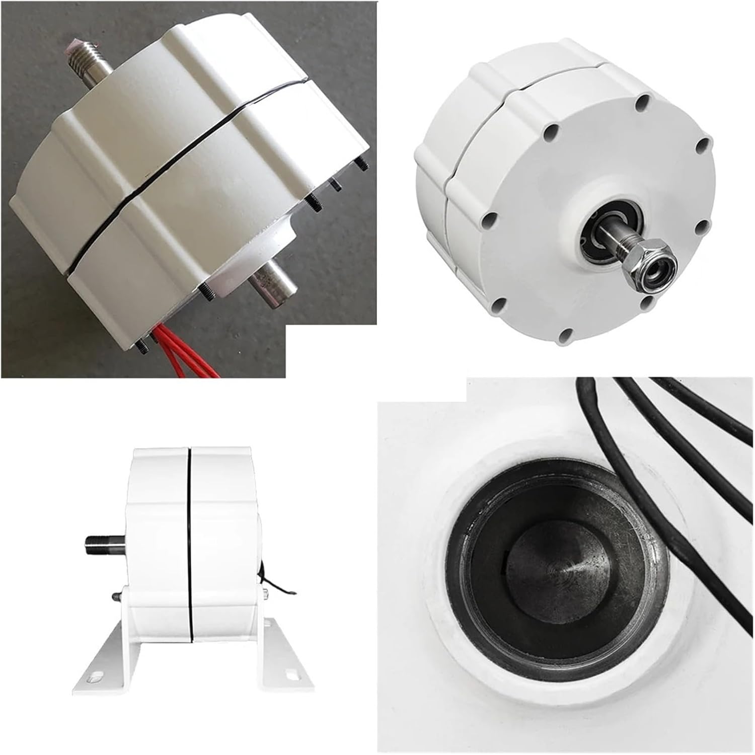 Wind Turbines, Low Speed 2000W 12V 24V 48V Permanent Magnet nerator rador De Energia AC Alternators Use for Wind Turbine Water Turbine(WB,12V)