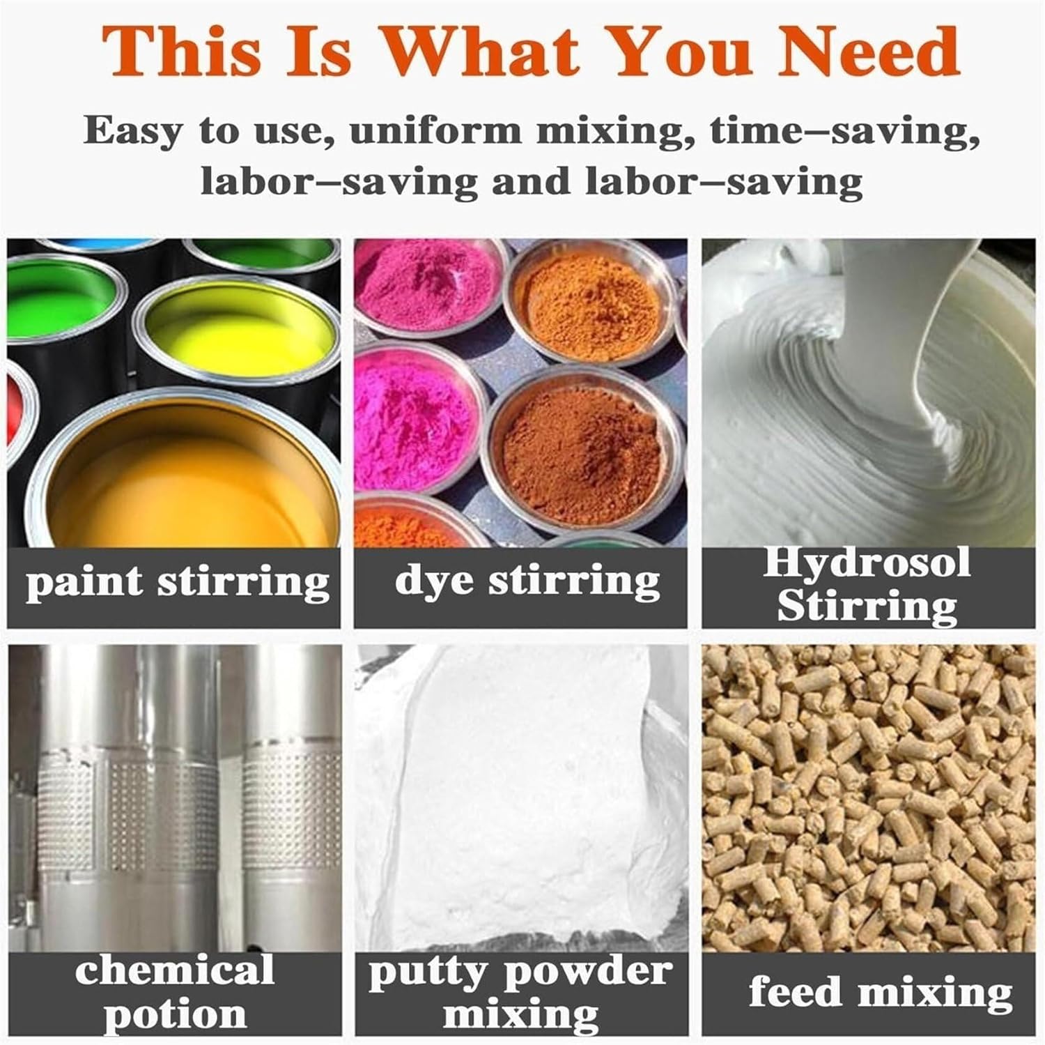 Paint Stirring Machine Bracket Air Agitator Paint Mix Tool 1/2hp 55 Gallon Pneumatic Agitator Adjustable Drum Bucket Paint Mixer