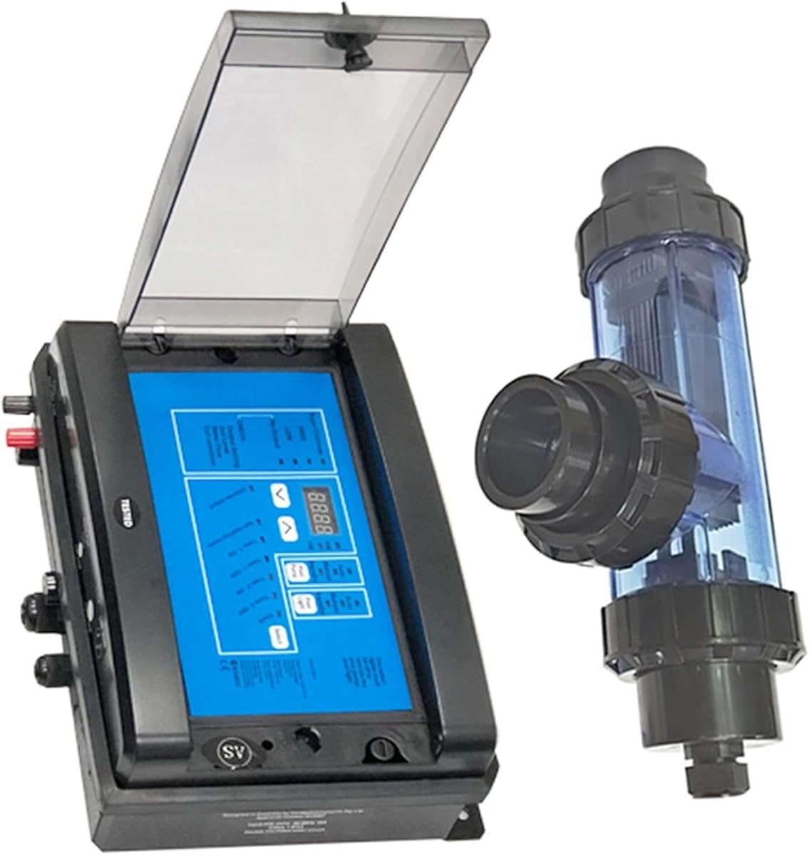 Salt Chlorine Generator Electrolytic Salt Chlorine Machine Swimming Pool Electric Salt Chlorinator Timer, Swimming Pools(50g/h)