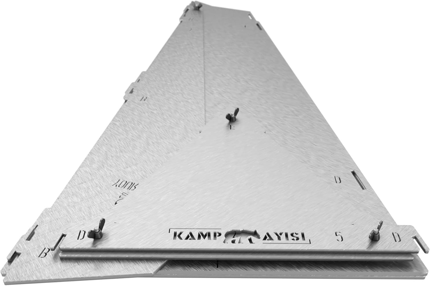 Foldable Outdoor Pyramid Stove and Garden Fireplace | Portable, Durable, 3mm Galvanized Steel Garden Heater and Fire Pit (BlazePeak)