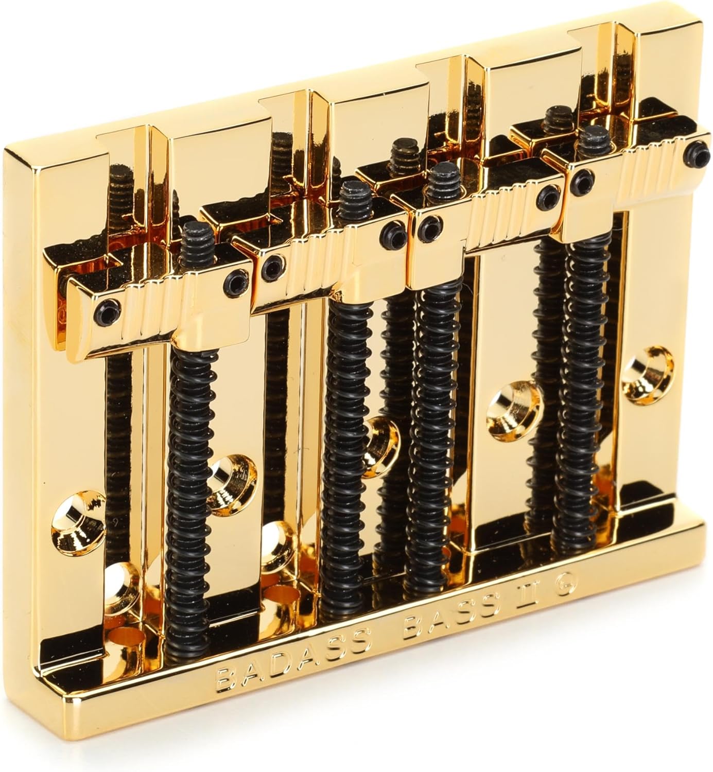 Leo Quan Badass II 4-String High-mass Bass Bridge - Gold