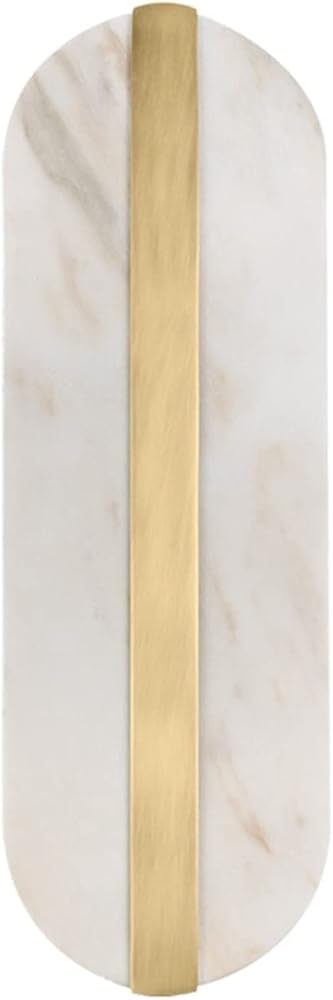 ANALYST Marble Wall Lights Gold Applique Murale AC110V 220V LED Wall Lamps Compatible with Living Room and Bedroom,Wall Decorations