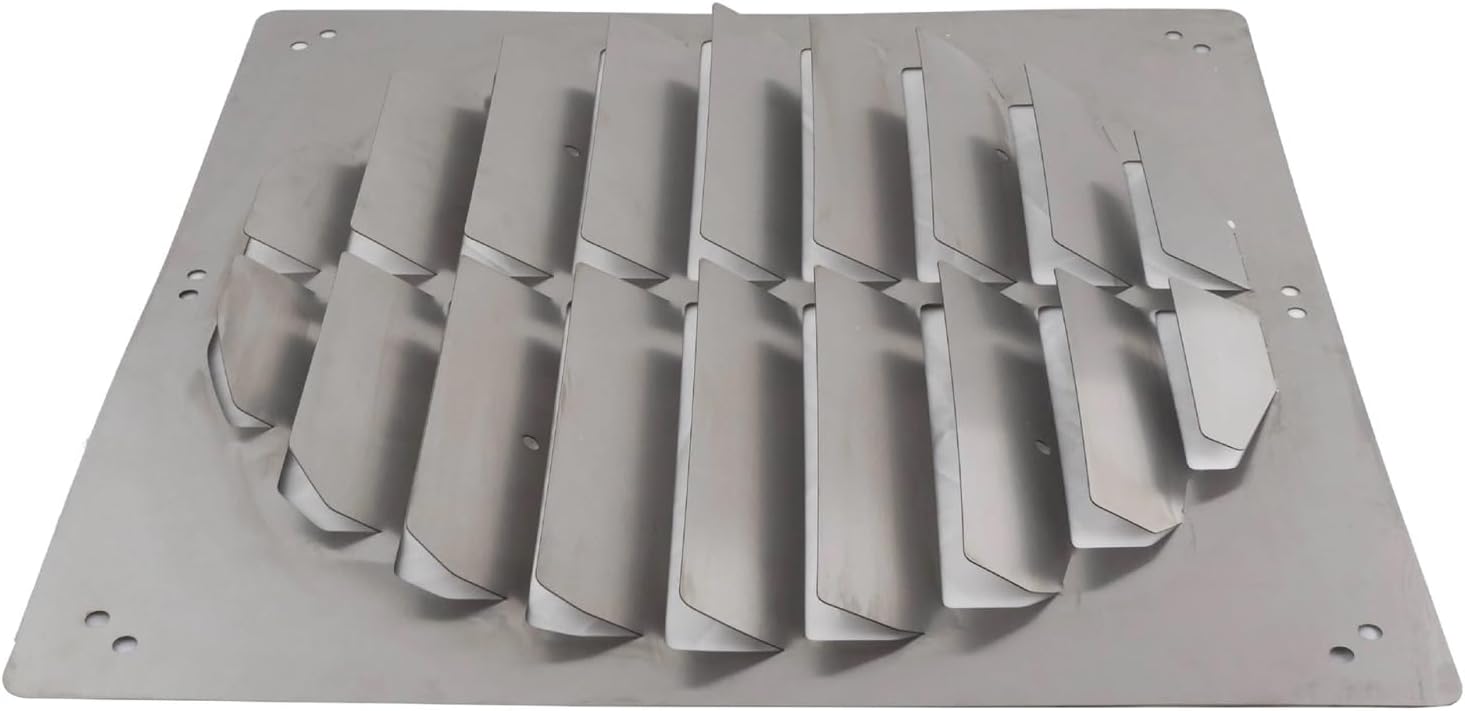 Air Conditioner Deflector for Outside Units, Stainless Steel Shutter Deflector, Ac Protection Cover, Prevent Direct Blowing, Air Outlet Condenser Defender Grilles