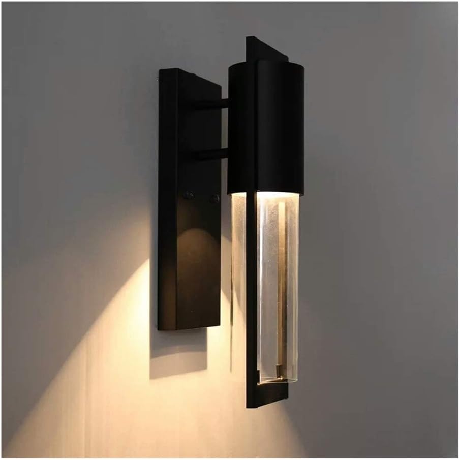 Modern Wall Lamp Wall Sconces Glass Shade with Edison Bulb Indoor Outdoor Lighting Fixtures for Bar Cafe Bathroom Bedroom Living Room