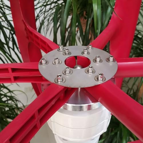 3000W Wind Turbine Generator with Controller - 5 Blade 24V AC Permanent Magnet Generator for Home & Street Lighting, High Efficiency Renewable Energy Solution