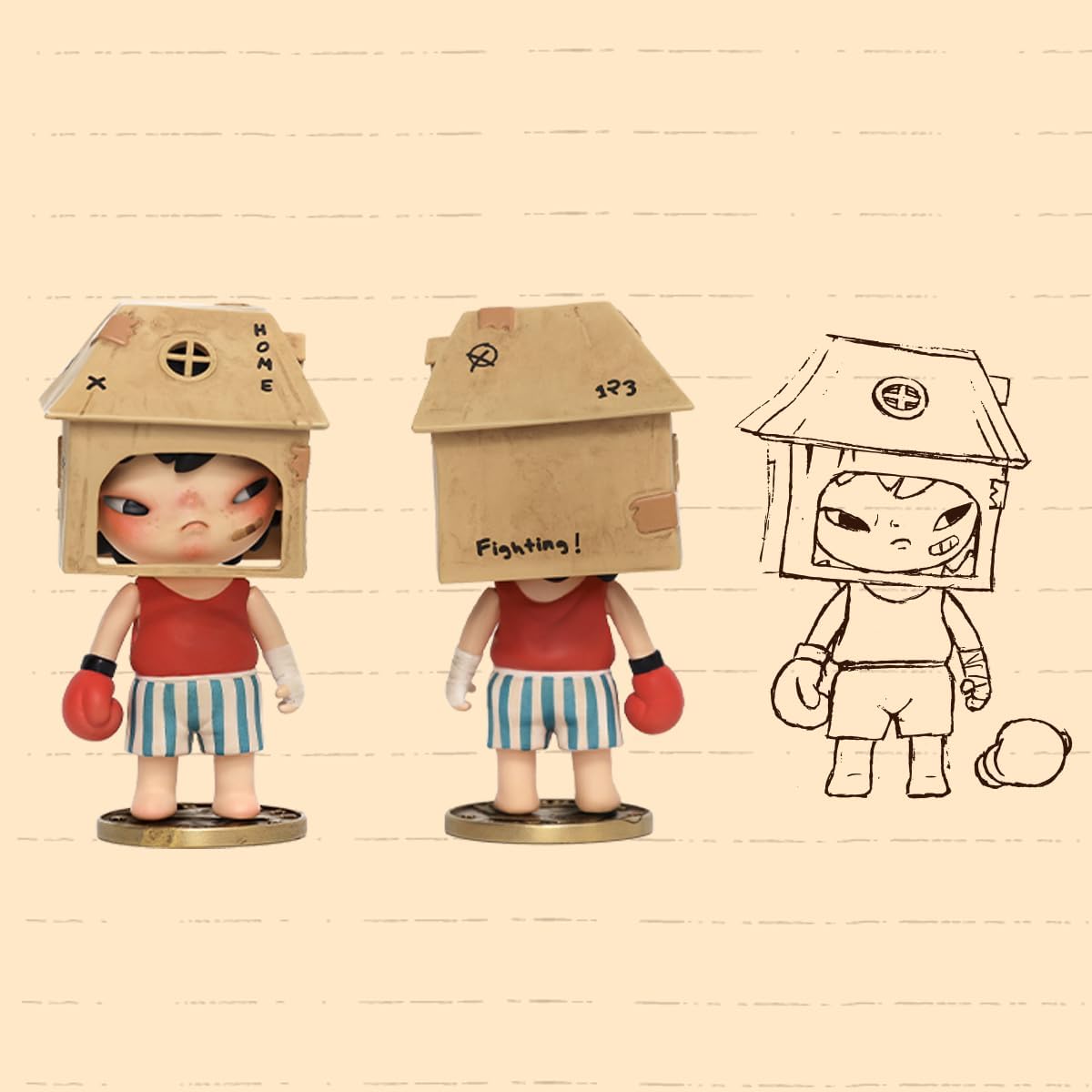 POP MART Hirono The Other One Blind Box Figures, Random Design Box Toys for Modern Home Decor, Collectible Toy Set for Desk Accessories, 12PC