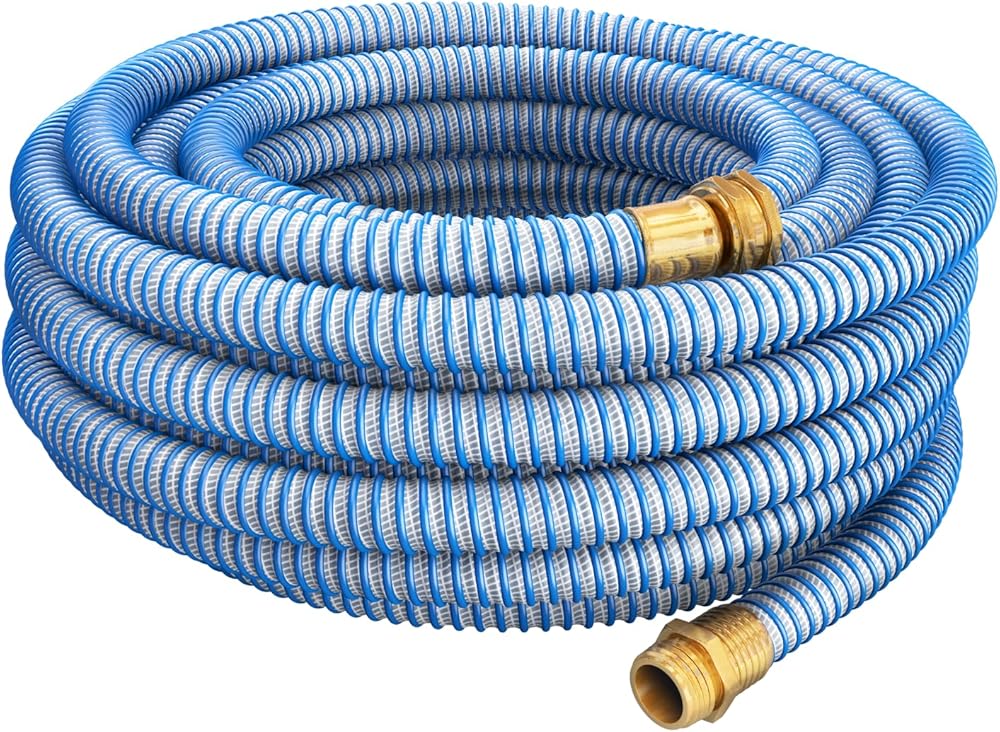 Continental Kinkguard Blue Garden Hose, 5/8in Inside Diameter x 50ft Length, Male x Female Garden Hose Thread