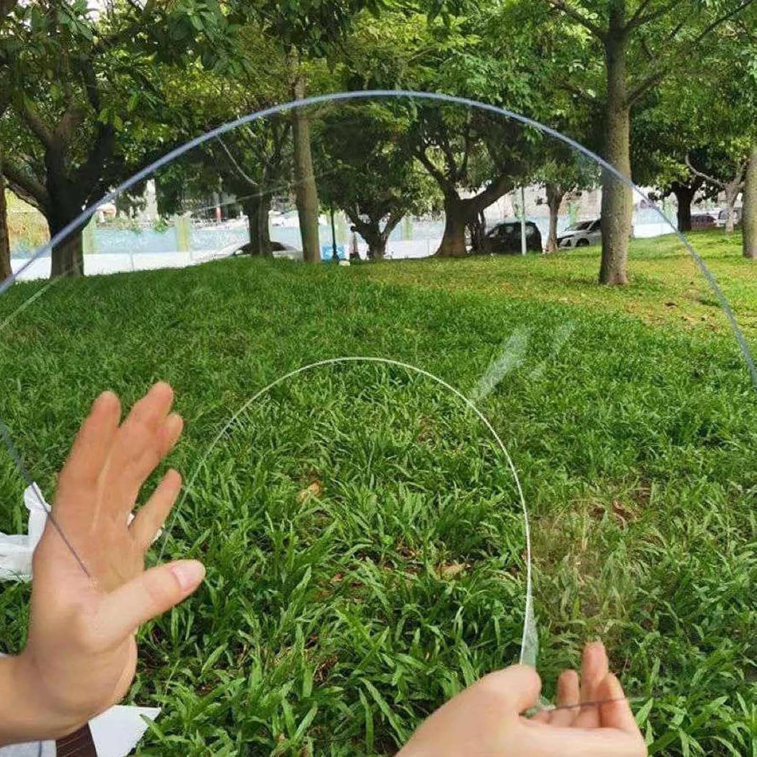 Greenhouse Replacement Plastic Panels,1mm Polycarbonate Roofing Sheets 0.6x2m 0.8x1m 0.8x2m 1.22x1m 1.22x4m 1.56x1m,Transparent Waterproof Roof Panels,for Garden Enclosures,W×L-0.5×8m(1.6*26.2ft)