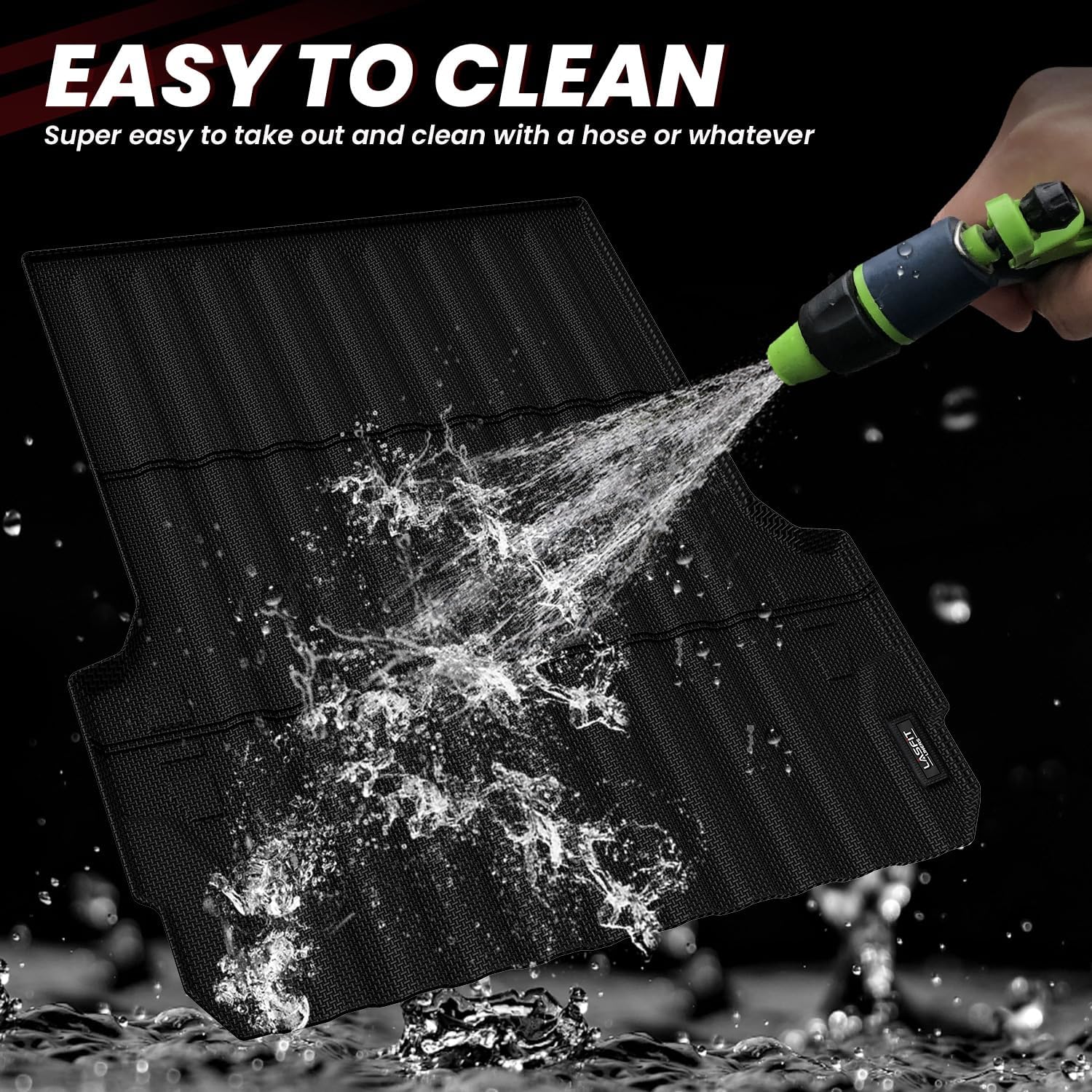 LASFIT Truck Bed Mat Fit for Chevrolet Chevy Colorado/GMC Canyon 2023 2024 2025 2026 5FT Accessories, Vehicle Bed Mat Custom Fit Flush All Weather Protection TPE Pickup Car Bed Cargo Trunk Liner