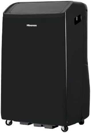 Hisense 10,000-BTU DOE Inverter 115V 550-sq ft Grey Wi-Fi Portable Air Conditioner w/ Remote (Renewed)