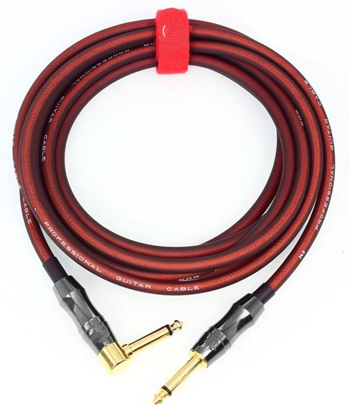 Guitar Cable Electric Guitar Wire Cable Bass Piano Keyboard Drum Noise Reduction Shield Line (Color : A, Size : 10)