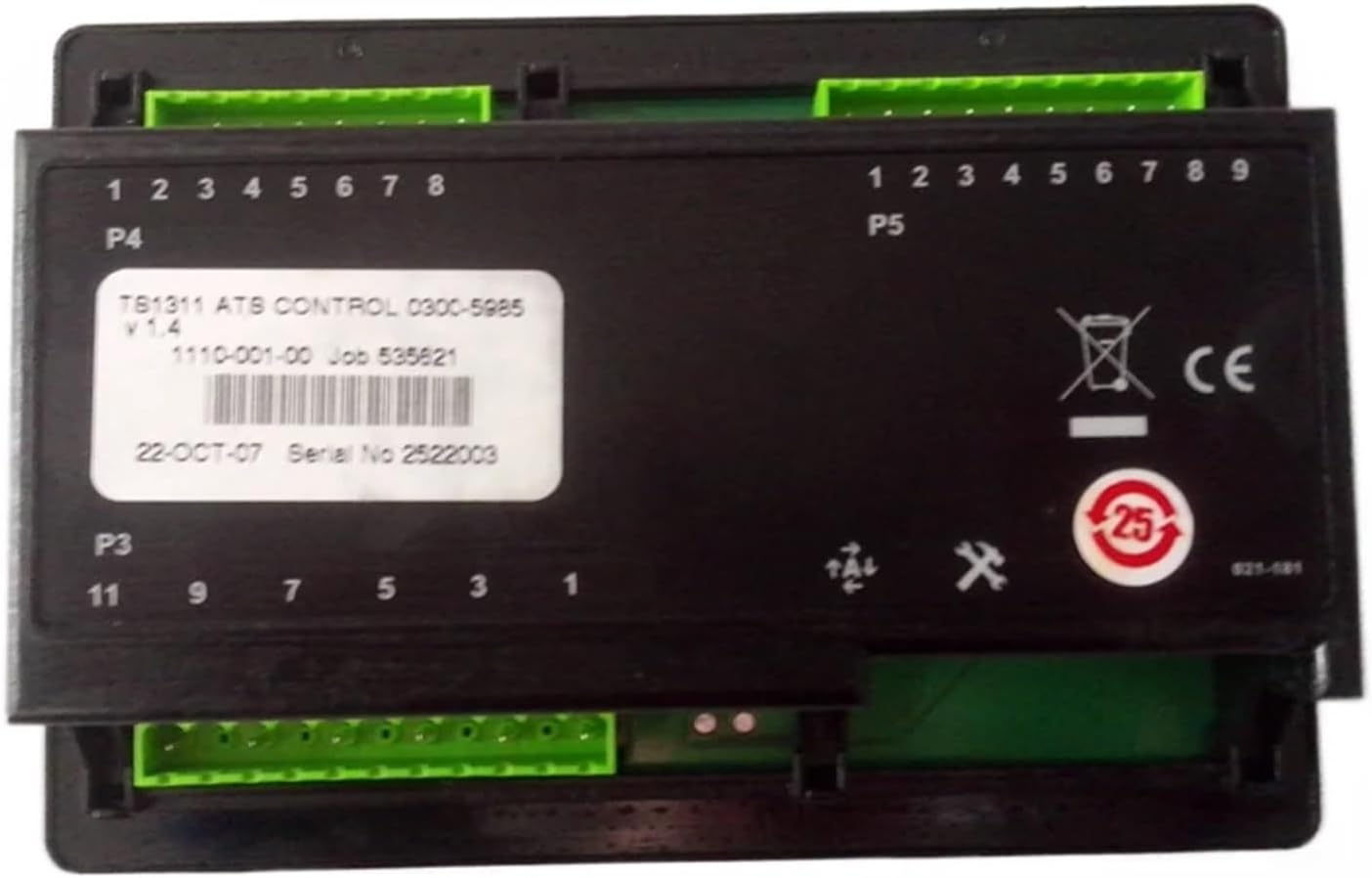 TS1311 MK11 ATS Control Assembly Part No-0300-5986 Transfer Switch Generator Free Energy