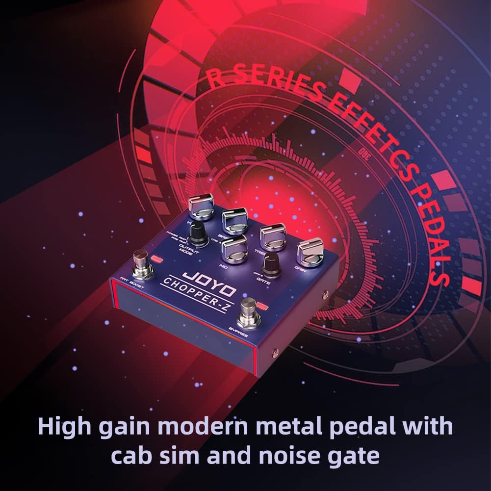 JOYO R-18 Amp Simulation Pedal and R-19 Compressor Effect Pedal Precise Compression