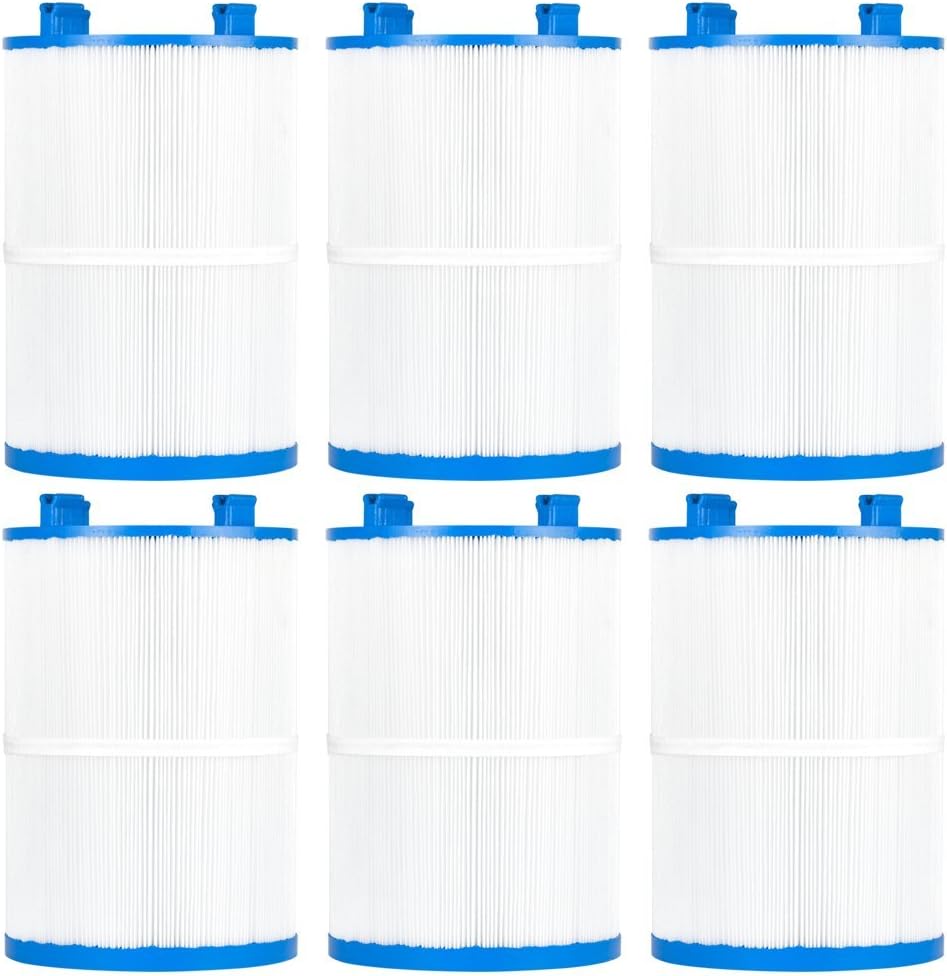 Clear Choice Pool Spa Filter 7.13 Dia x 10.50 in Cartridge Replacement for Dimension One 75 Baleen AK-60035, [6-Pack]
