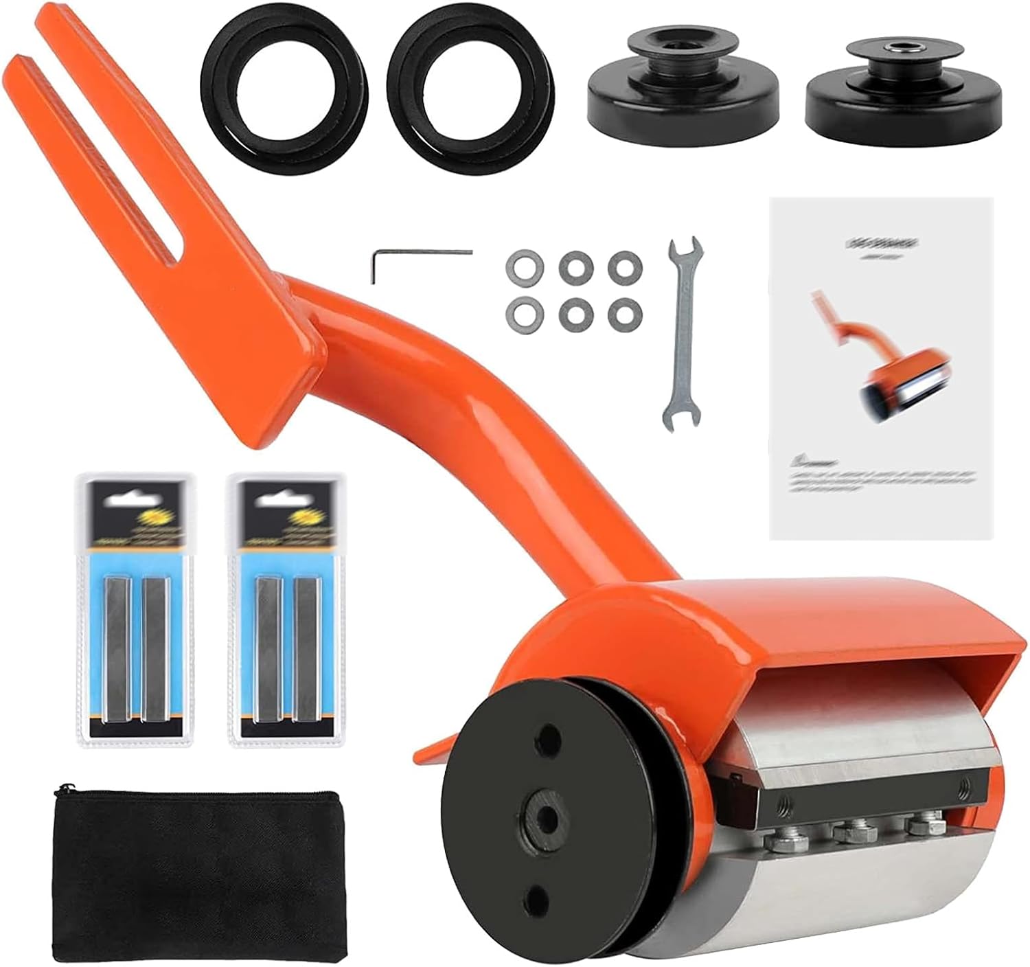 Log Debarker Chainsaw Attachment - Multifunctional Woodworking Tool with Aluminum Rust-Resistant Blade, Portable Efficient Debarking Accessory for Chainsaws