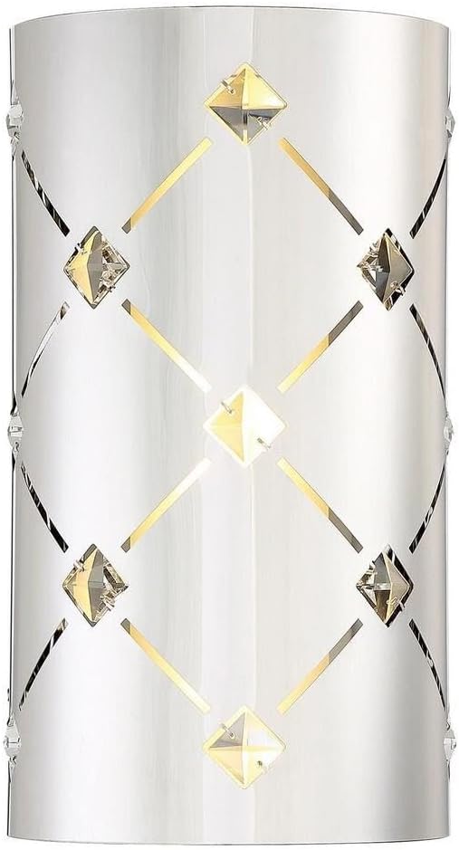 George Kovacs P1030-077-L Crowned LED Wall Sconce, Chrome