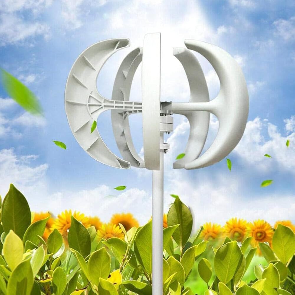 12V 24V Magnetic Levitation Wind Turbine Generator, 400W 600W 800W 1000W 1200W, No Noise Vertical Design with MPPT Controller for Home & Street Lighting Solutions