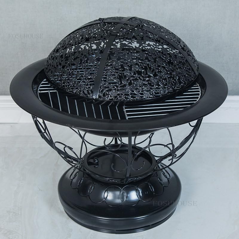 Outdoor Fireplaces Outdoor Courtyard Heating Stove Fire Pits Household Portable Camping BBQ Grill Charcoal Fire Pits